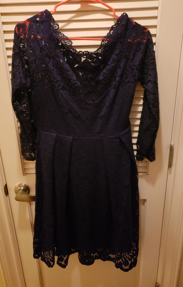 MissMay Women's Vintage Half-Sleeve Floral Lace